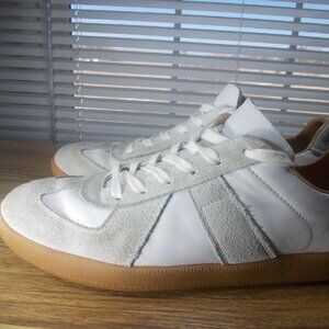 Beckett Simonon Morgen Trainers Full Grain Leather & Suede Shoes Men's US 8.5